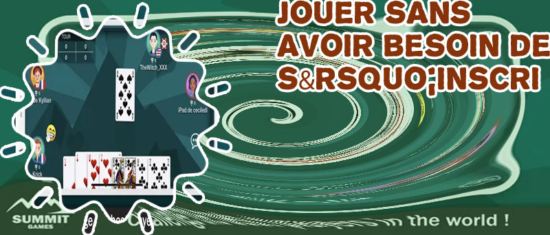 Belote en ligne sans inscription gratuit