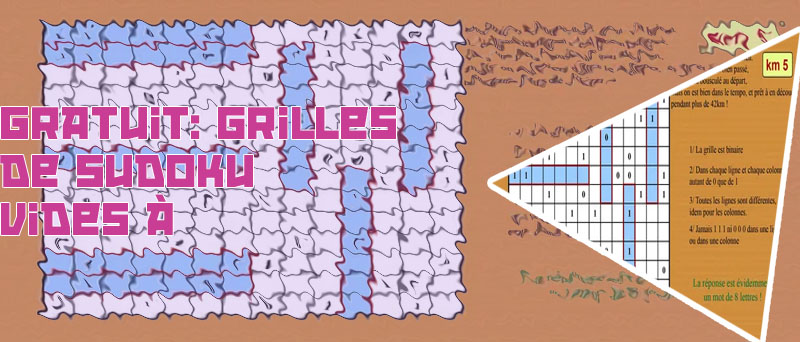 Grille sudoku à imprimer