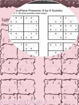 Sudoku online 6x6
